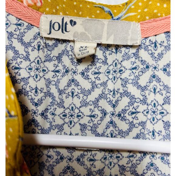 Jolt Sleeveless Multicolor Flowy‎ Flower Top Size XLarge - Picture 4 of 7